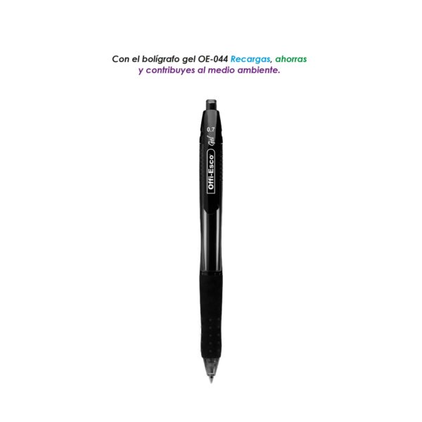 Bolígrafo gel 0.7 m retráctil OE-044