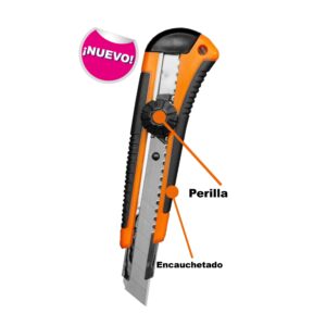 oe-116-1 Bisturí grande con riel metálico cuerpo encauchetado con perilla OE-116