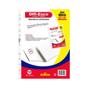 oe-202-1 Bolsillo catálogo oficio de 40 micras OE-202