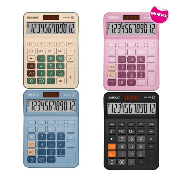oe-964-1 Calculadora Electrónica 12 dígitos OE-964