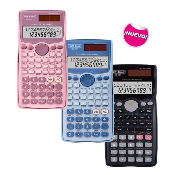oe-987-1 Calculadora científica 12 dígitos – 401 funciones OE-987